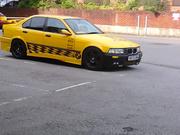 custom bmw 318i se yellow