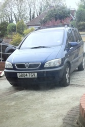 Vauxhall zafira blue 1900 deisil